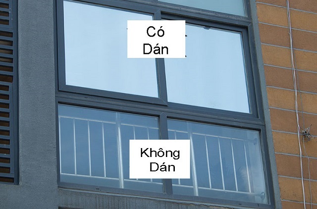 Decal dán cửa kính chống nắng